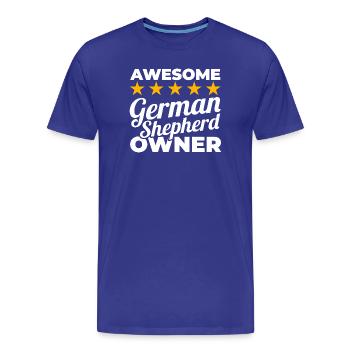 Toller Schäferhund Besitzer - Männer Premium Bio T-Shirt - Königsblau - Vorne - Damien (186cm)