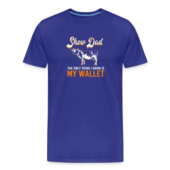 Vieh Viehzüchter - Männer Premium Bio T-Shirt - Königsblau - Vorne - Damien (186cm)