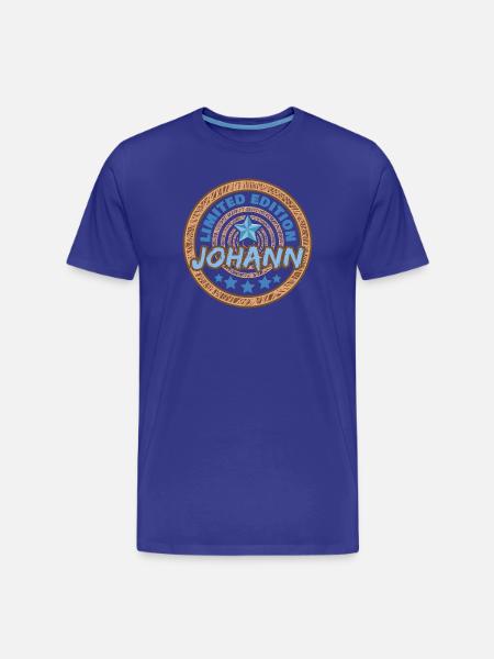 Gift for Johann - Men's Premium Organic T-Shirt - royal blue
