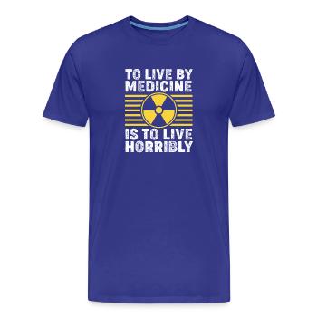 Radiologie Nuklear Atom Nuklearmedizin - Männer Premium Bio T-Shirt - Königsblau - Vorne - Damien (186cm)