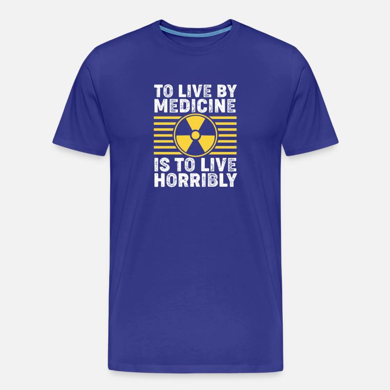 Radiologie Nuklear Atom Nuklearmedizin - Männer Premium Bio T-Shirt - Königsblau