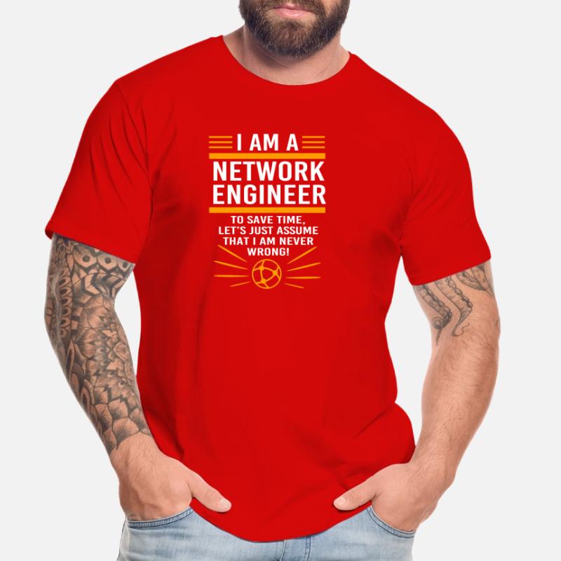 Network Computer Scientist Programmer Admin Men's Premium Organic T-Shirt