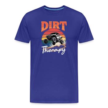 UTV Tout-Terrain 4 Roues Côte à côte - T-shirt bio Premium Homme - bleu roi - Devant - Damien (186cm)