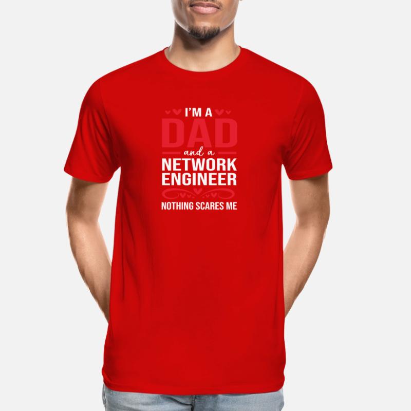 Network Engineer Programmer Computer Scientist Men's Premium Organic T-Shirt