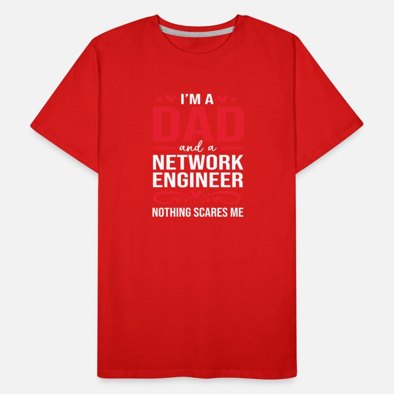 Netzwerk Ingenieur Programmierer Informatiker Männer Premium Bio T-Shirt