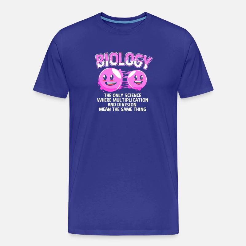 Formule structurale de la molécule - T-shirt bio Premium Homme - bleu roi