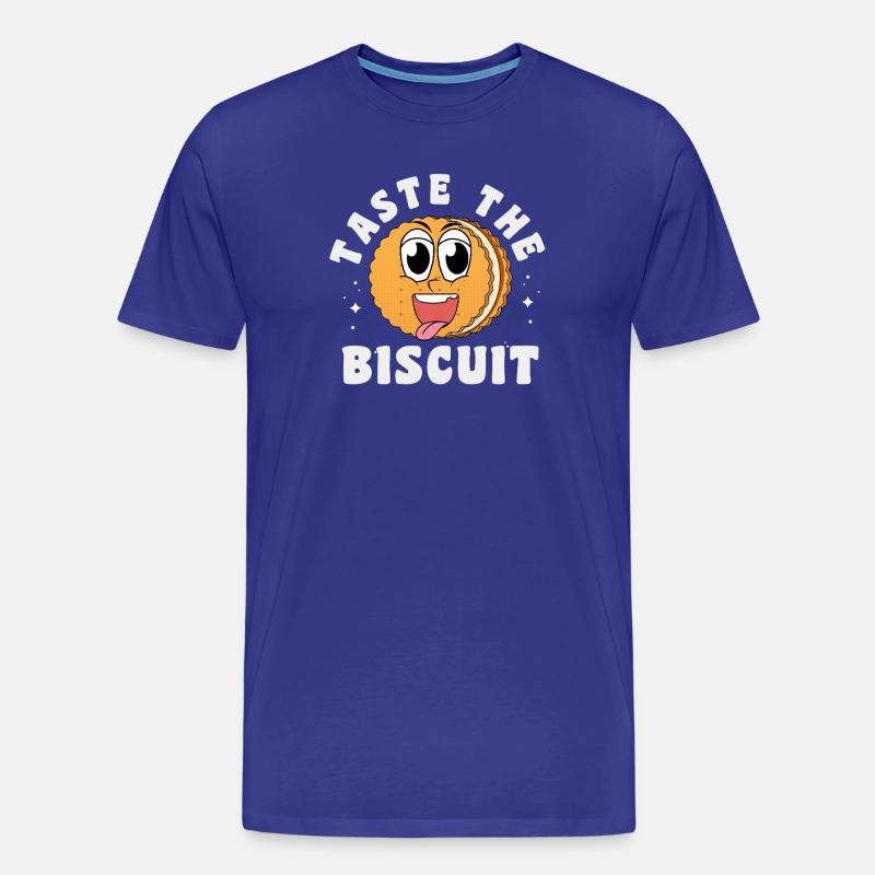 Probieren Sie den Biscuit-Cartoon-Keks - Männer Premium Bio T-Shirt - Königsblau