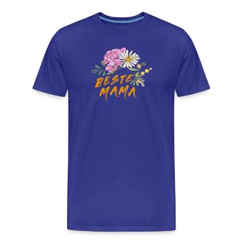 Meilleure maman - T-shirt bio Premium Homme - bleu roi - Devant - Damien (186cm)