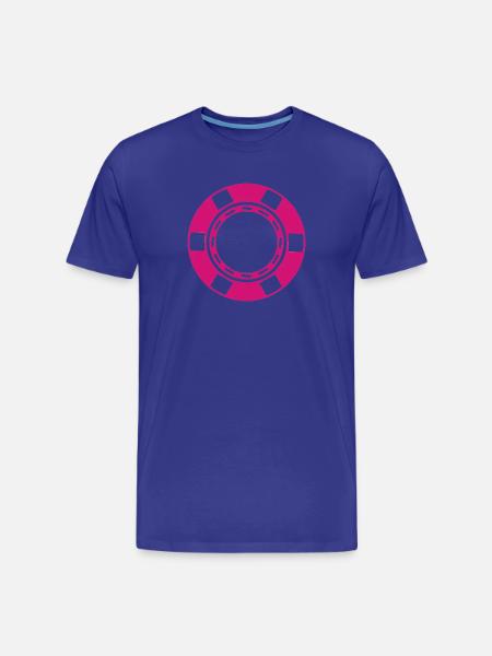 Casino coin - Men's Premium Organic T-Shirt - royal blue