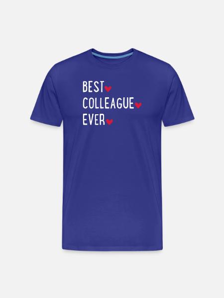 Bester Kollege der Welt - Männer Premium Bio T-Shirt - Königsblau