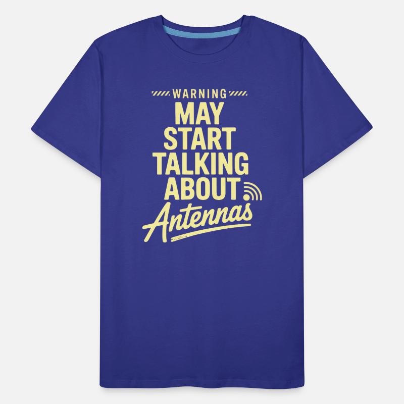 Affiche de discussion sur l’antenne de la satire rétro tech T-shirt bio Premium Homme