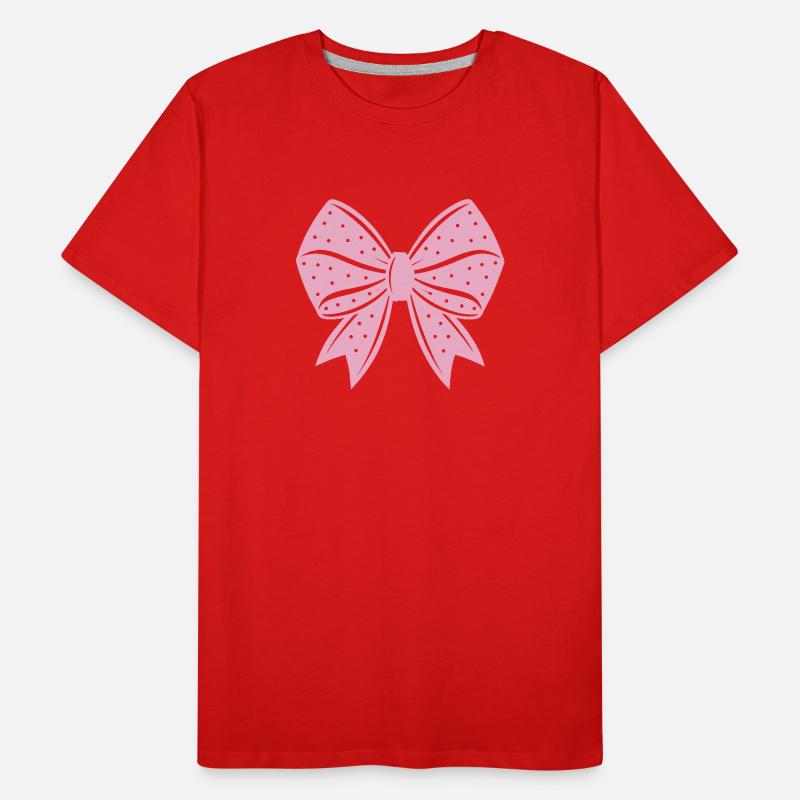 Cheer bow Men's Premium Organic T-Shirt