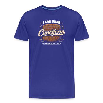 Ancient Mesopotamia, Sumerian - Men's Premium Organic T-Shirt - royal blue - Front - Damien (186cm)