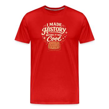 Ancient Mesopotamia, Sumerian - Men's Premium Organic T-Shirt - red - Front - Damien (186cm)