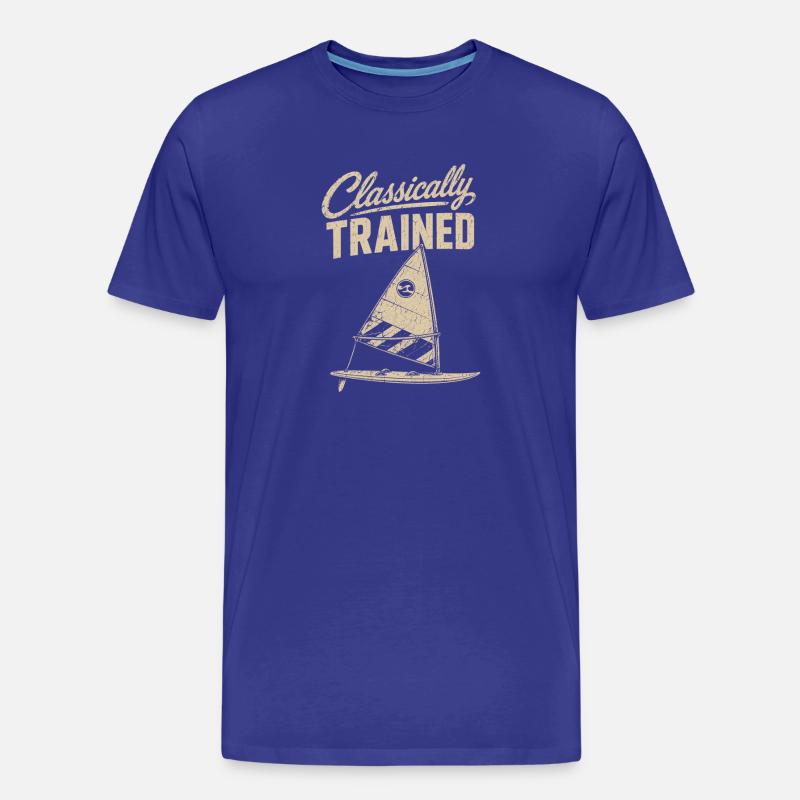 Classically Trained Sailor Tee - Männer Premium Bio T-Shirt - Königsblau