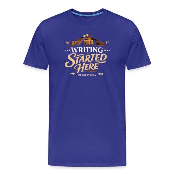 Ancient Mesopotamia, Sumerian - Men's Premium Organic T-Shirt - royal blue - Front - Damien (186cm)