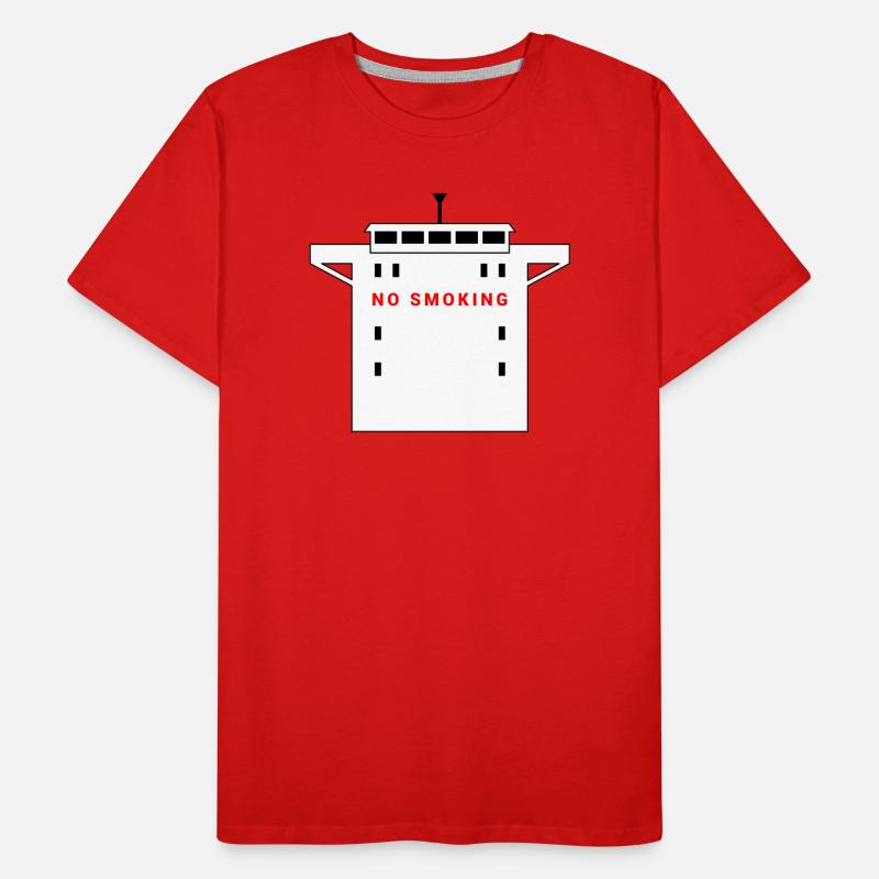 INTERDICTION DE FUMER - Absence de fumée Sécurité du navire T-shirt bio Premium Homme