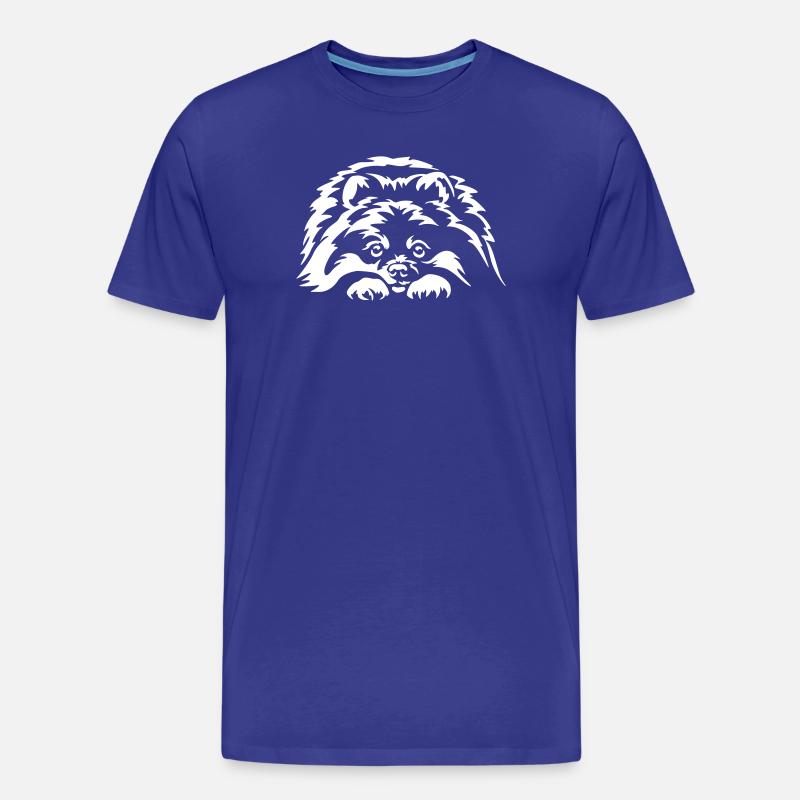 Zwergspitz "Black Edition" - Männer Premium Bio T-Shirt - Königsblau