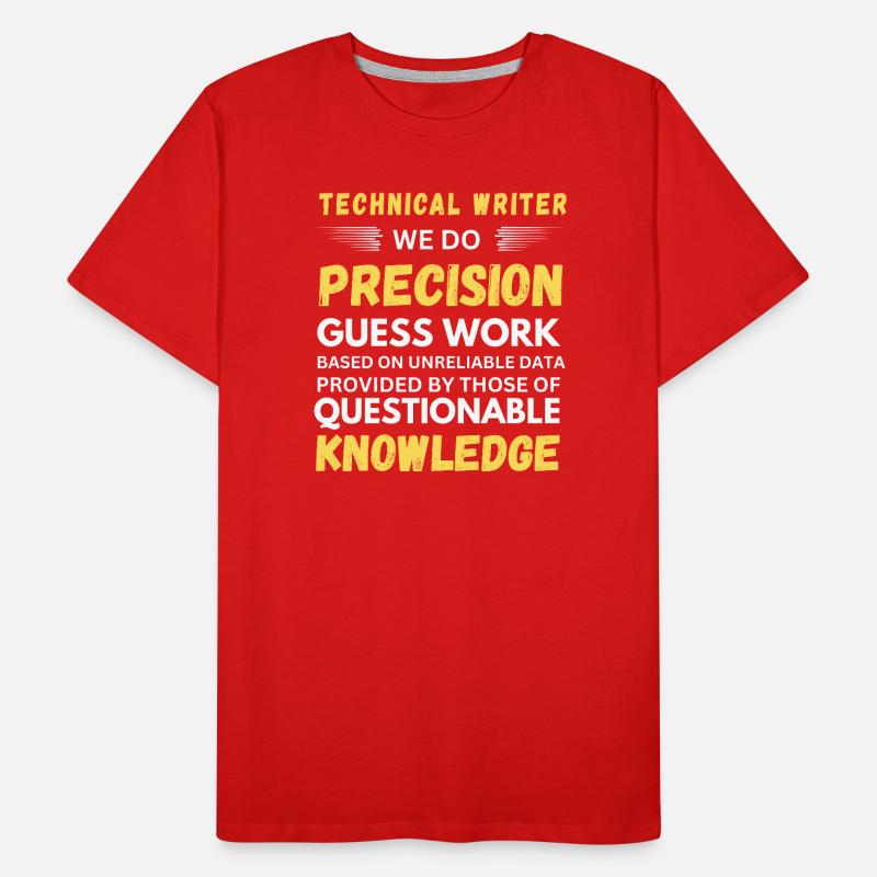 Rédacteur technique : Précision de la supposition T-shirt bio Premium Homme