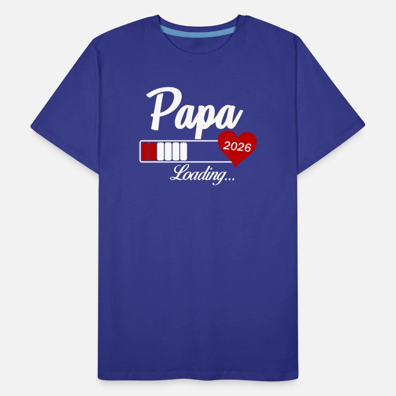 Papa Loading 2026 Men's Premium Organic T-Shirt