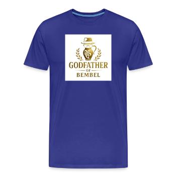 Godfather of Bembel by Bembeltown - Men's Premium Organic T-Shirt - royal blue - Front - Damien (186cm)