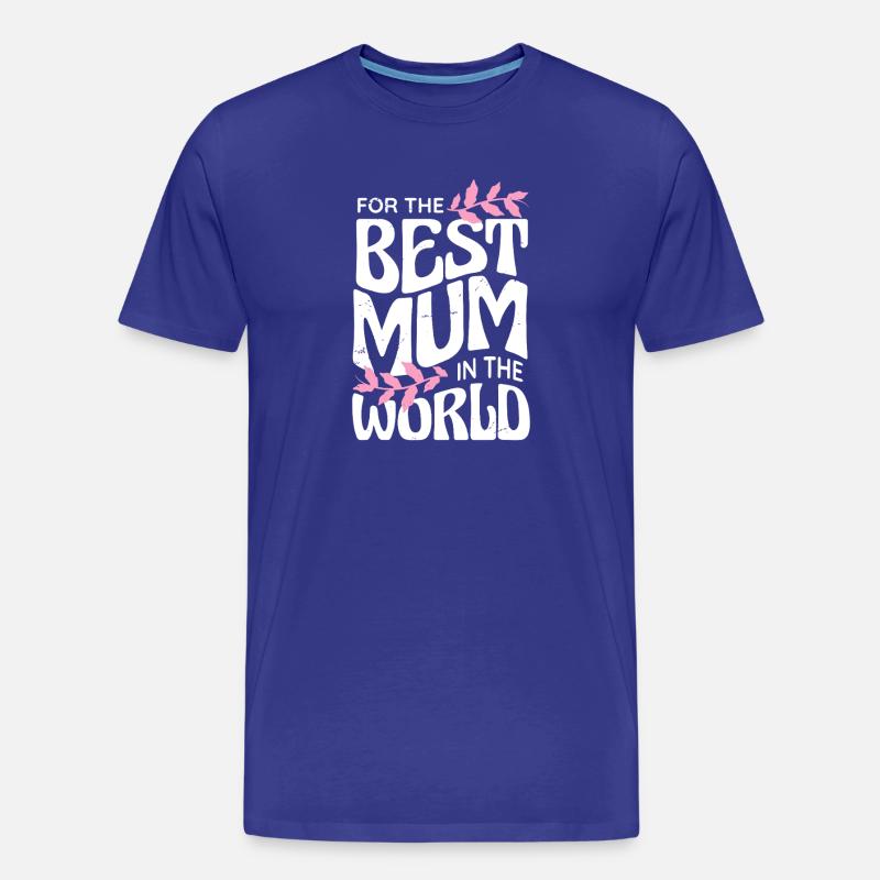 Beste Mama der Welt - Männer Premium Bio T-Shirt - Königsblau