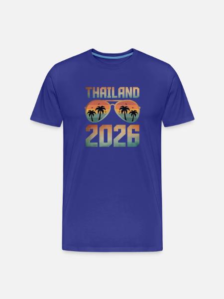 Thailand 2026 - Men's Premium Organic T-Shirt - royal blue