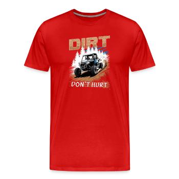 UTV Off Road 4 Wheeler Side by side - Männer Premium Bio T-Shirt - Rot - Vorne - Damien (186cm)