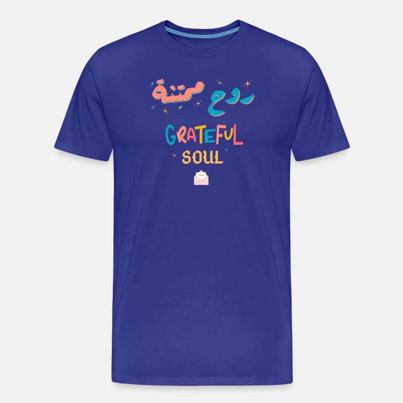 Dankbare Regenbogenseele - Männer Premium Bio T-Shirt - Königsblau
