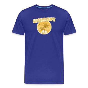 Strand Guadeloupe - Männer Premium Bio T-Shirt - Königsblau - Vorne - Damien (186cm)