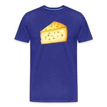Fromage - T-shirt bio Premium Homme - bleu roi - Devant - Damien (186cm)