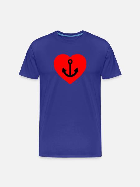 Sail - Men's Premium Organic T-Shirt - royal blue