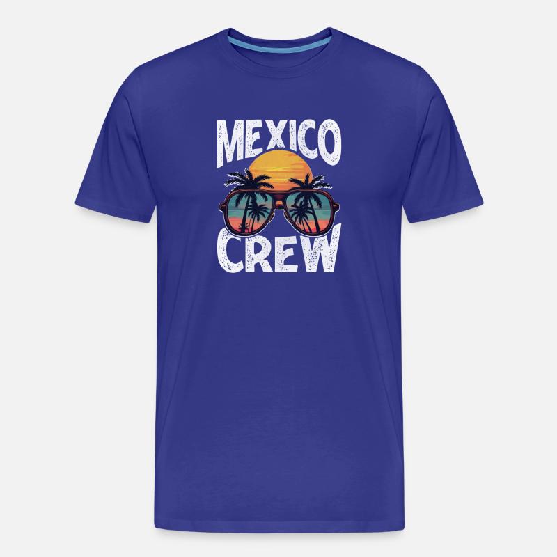 Mexiko Crew - Männer Premium Bio T-Shirt - Königsblau