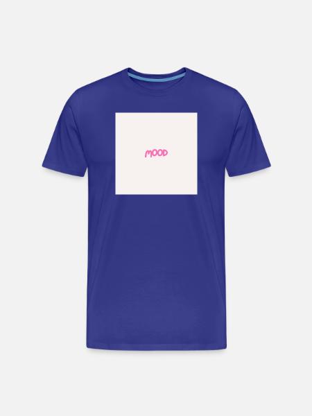 "MOOD" Graphic Tee Design - T-shirt bio Premium Homme - bleu roi