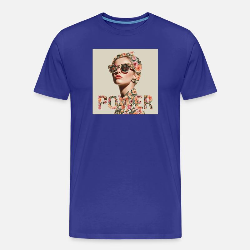 Powerfrau - Männer Premium Bio T-Shirt - Königsblau