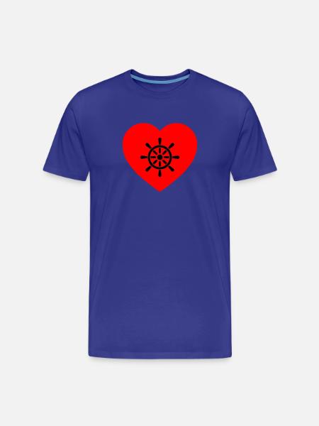 Segeln - Männer Premium Bio T-Shirt - Königsblau