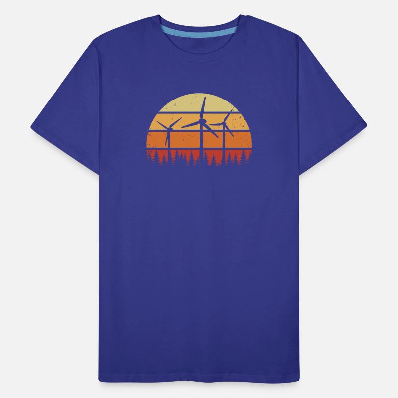 Éoliennes Éoliennes Éoliennes Éoliennes T-shirt bio Premium Homme