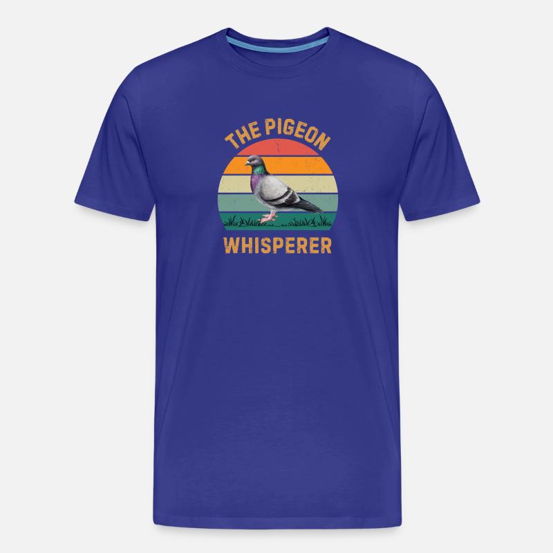 Taubenflüsterer - Männer Premium Bio T-Shirt - Königsblau