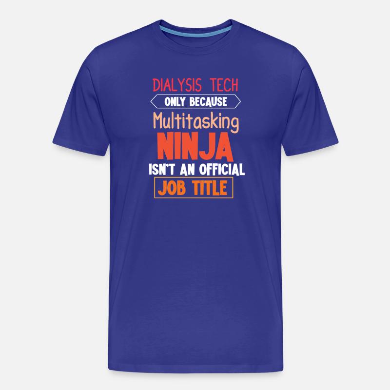 Dialysetechniker dialyse nephrologie - Männer Premium Bio T-Shirt - Königsblau