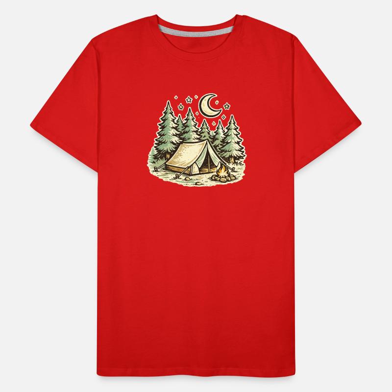 Camping Men's Premium Organic T-Shirt