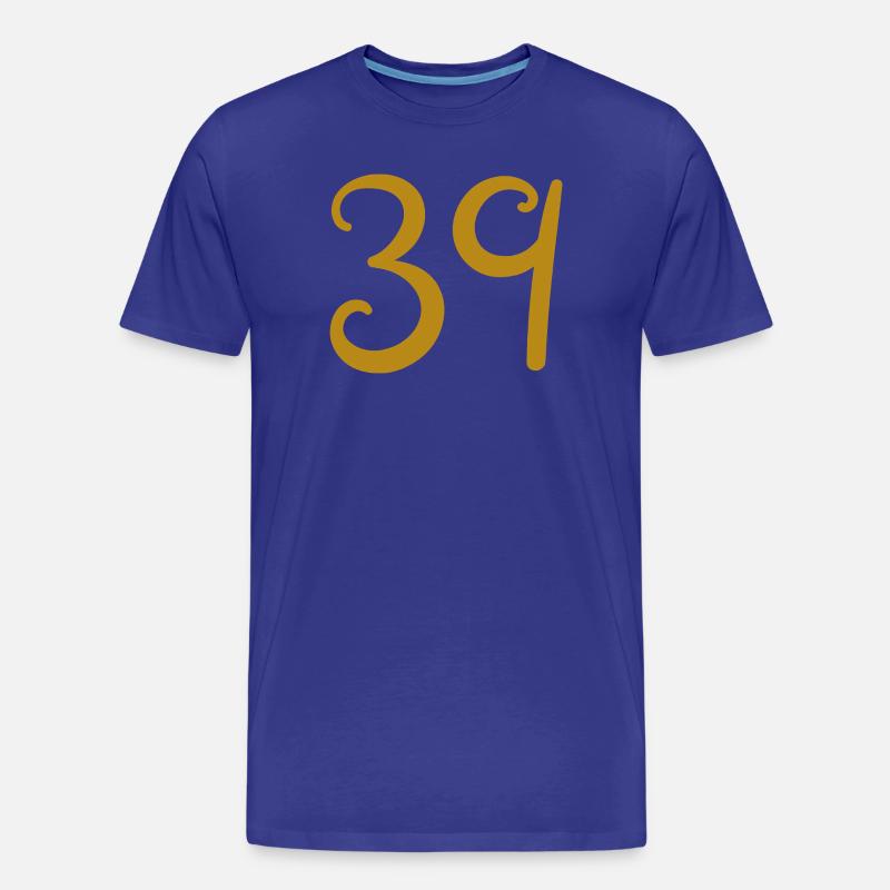 39 - Männer Premium Bio T-Shirt - Königsblau