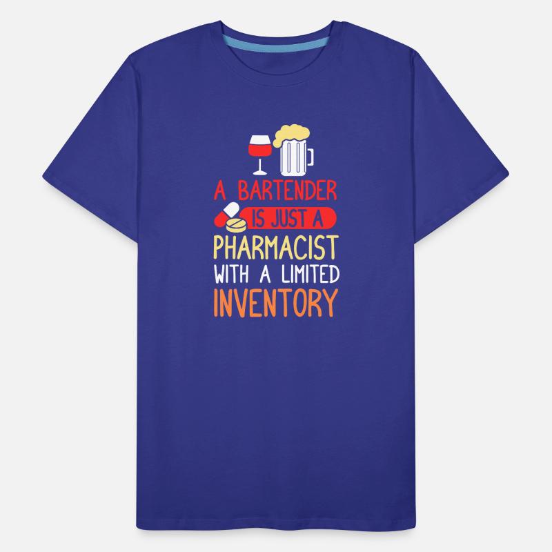 bartender waiter bartender bartender Men's Premium Organic T-Shirt