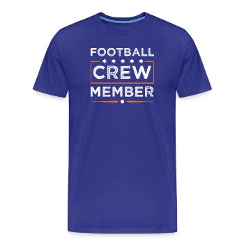 Équipe de football - T-shirt bio Premium Homme - bleu roi - Devant - Damien (186cm)