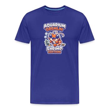 Gremlin d’aquarium | Passe-temps de crevettes - T-shirt bio Premium Homme - bleu roi - Devant - Damien (186cm)