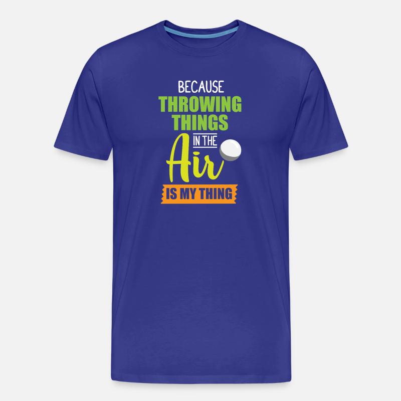 discus throw discus throw discus thrower - Men's Premium Organic T-Shirt - royal blue