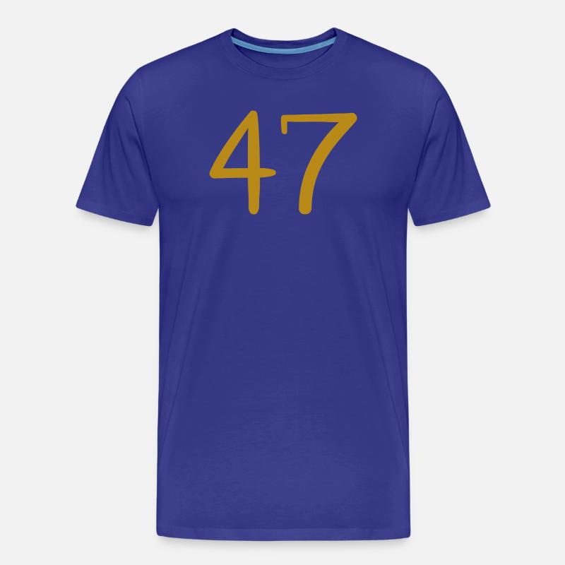 47 - Männer Premium Bio T-Shirt - Königsblau
