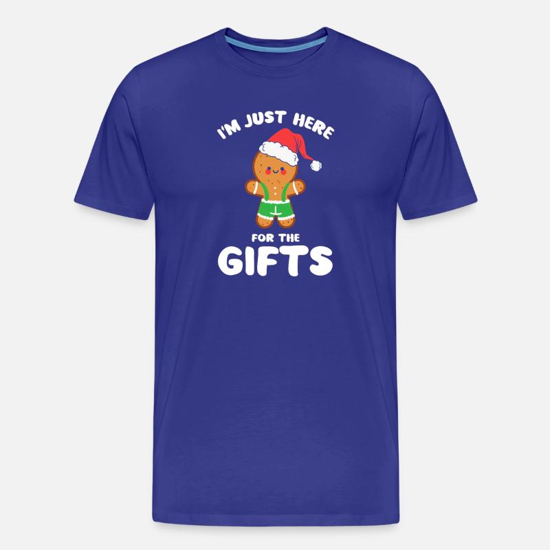 Lebkuchen-Weihnachtsmann-Geschenk-Tee - Männer Premium Bio T-Shirt - Königsblau