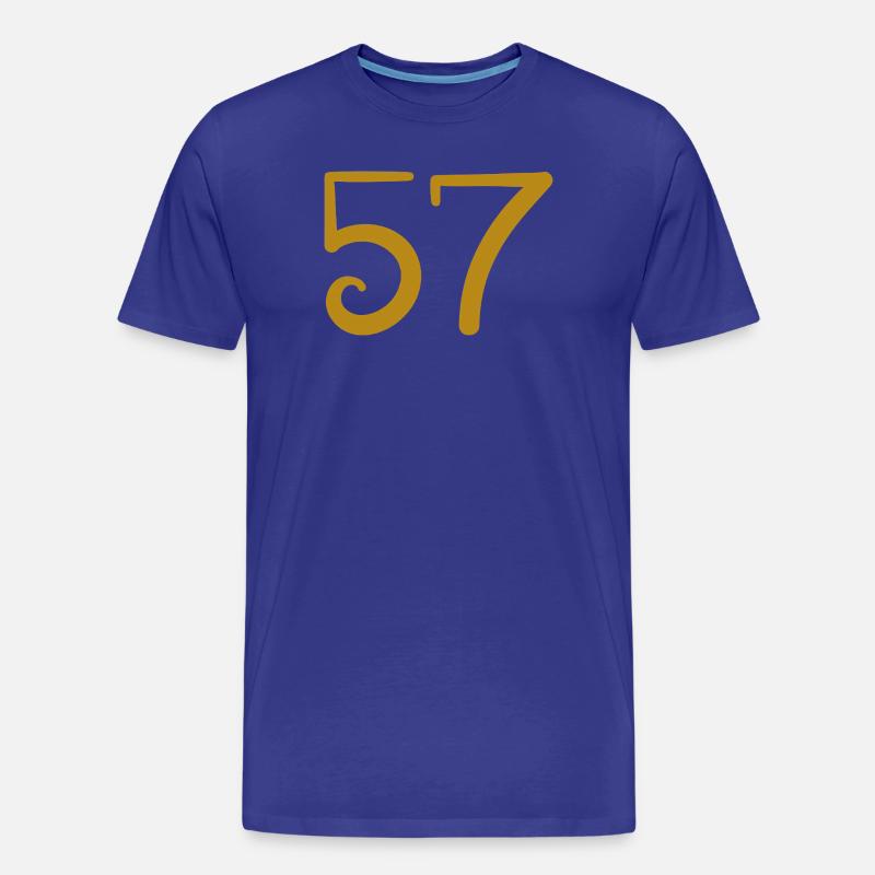 57 - Männer Premium Bio T-Shirt - Königsblau