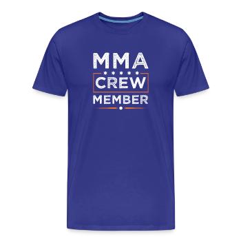 Équipe Mma - T-shirt bio Premium Homme - bleu roi - Devant - Damien (186cm)
