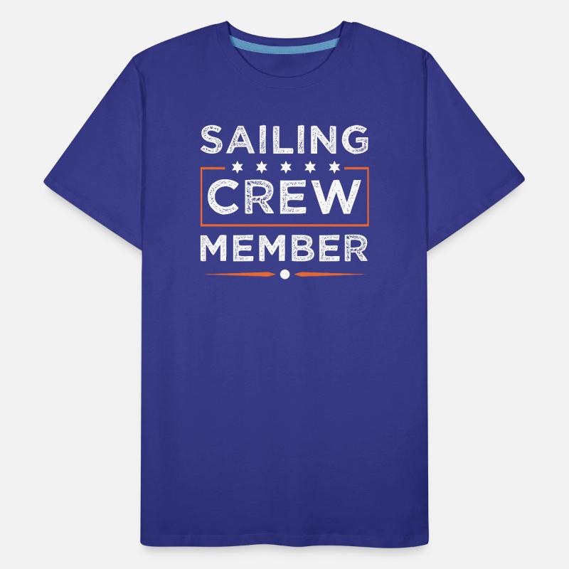 Équipage de navigation T-shirt bio Premium Homme